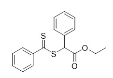 1-Ethoxycarbonyl-1-phenylmethyl Benzodithioate CAS No. 1150308-13-6 C17H16O2S2 ผงสีแดงอ่อนสีแดง