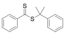 RAFT Reagent 2-phenylpropan-2-yl benzodithioate CAS No. 201611-77-0 C16H16S2 ของเหลวสีม่วงแดงเข้ม