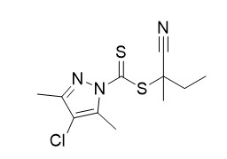 RAFT รีเอเจนต์ 2'-Cyanobutan-2'-yl-4-Chloro-3,5-dimethylpyrazole-1-carbodithioate C11H14ClN3S2 ความบริสุทธิ์ 95%