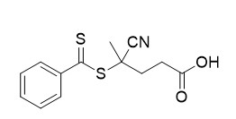 4-Cyano-4- (Phenylcarbonothioylthio) กรด Pentanoic CAS 201611-92-9 C13H13NO2S2 ผงสีม่วงแดงเหลือง