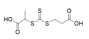 3-((((1-Carboxyethyl)Thio)Carbonothioyl)Thio)Propanoic Acid RAFT รีเอเจนต์ CAS 870451-09-5 C7H10O4S3