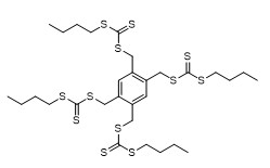C,C',C'',C''''-[1,2,4,5-benzenetetrayltetrak​Is(Methylene)​] Tetrakis(C-Butyl Carbonotrithioate)