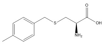 อนุพันธ์ของกรดอะมิโน 98% CAS 42294-52-0 H-Cys(4-MeBzl)-OH C11H15NO2S ของแข็งสีขาว