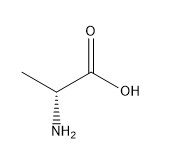 อนุพันธ์ของกรดอะมิโน CAS 338-69-2 D-Alanine C3H7NO2 สีขาวเป็นผงสีขาว