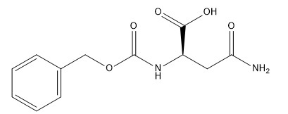 ความบริสุทธิ์ 98% อนุพันธ์ของกรดอะมิโน หมายเลข CAS 4474-86-6 N-Cbz-D-Asparagine C12H14N2O5