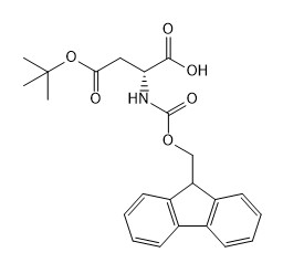 ความบริสุทธิ์ 98% อนุพันธ์ของกรดอะมิโน CAS No. 112883-39-3 Fmoc-D-Asp(OtBu)-OH