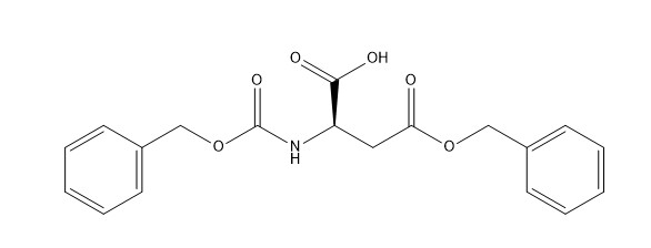 98% Z-D-Asp (Obzl) -OH อนุพันธ์ของกรดอะมิโน CAS 5241-62-3 C19H19NO6