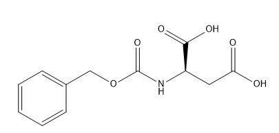 อนุพันธ์ของกรดอะมิโน 98% Z-D-Asp-OH C12H13NO6 CAS No. 78663-07-7