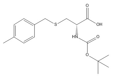 CAS No.61925-78-8 อนุพันธ์ของกรดอะมิโน 98% Boc-D-Cys(pMeBzl)-OH