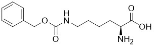 ความบริสุทธิ์ 98% สารพัสดุแพร่เพ็ปติดทองแดง CAS No.1155-64-2 N6-Cbz-L-Lysine ขาวหรือขาว