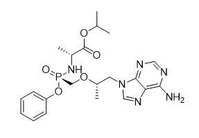 ไอโซโพรพิล ((S)-((((S)-1-(6-amino-9H-purin-9-yl)propan-2-yl)oxy)methyl)(phenoxy)phosphoryl)-D-alaninate Purity 95%