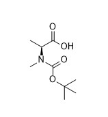 Boc-N-Me-Ala-OH หมายเลข CAS 16948-16-6 สำหรับอนุพันธ์กรดอะมิโน ผงสีขาว ความบริสุทธิ์ 99%