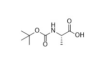 Boc-Ala-OH หมายเลข CAS 15761-38-3 สำหรับอนุพันธ์กรดอะมิโน ผงสีขาว ความบริสุทธิ์ 99%