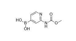 CAS 1815614-93-7 สารเคมีที่กำหนดเอง 195.97 2 Methoxycarbonyl Amino Pyridin 4 Yl Boronic Acid 97%