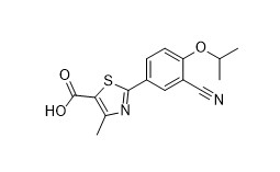 COA หมายเลข CAS 144060-52-6 2 3 Cyano 4 Isopropoxyphenyl 4 Methylthiazole 5 กรดคาร์บอกซิลิก